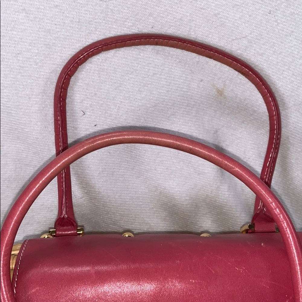Etienne AIGNER basket handbag wicker & leather - Picture 3 of 12